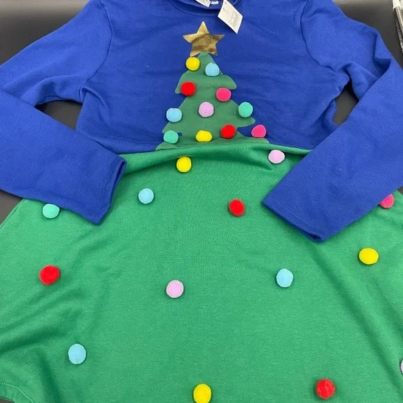Mighty Fine | Dresses | Mighty Fine Womans Xl Ugly Christmas Tree Dress |  Poshmark